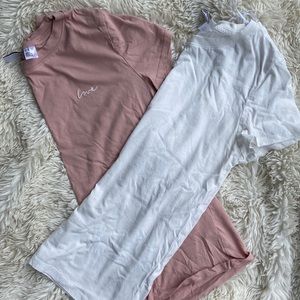 Brand new two for one plain tees